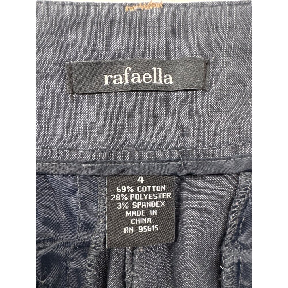 Rafaella Womens Pants Sz 4 Gray Heathered Cropped Classic City Minimalist Old$$ - Picture 5 of 11